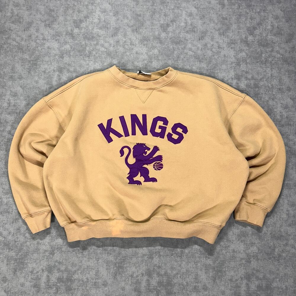 Authmade Stadium Sacramento Kings NBA oversized heavyweight sweatshirt mens M